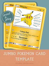 If fast use strong cards that are easily powered up. Pokemon Card Template Make Your Own Pokemon Card Printable Pdf Diy Pokemon Cards Pokemon Card Template Pokemon Diy
