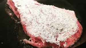 We figure the overall yield is roughly 65 oz. Alton Brown Slathers His Steak In Mayo For The Perfect Pan Seared Ribeye