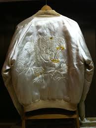 神戸店10 3 水 ヴィンテージ入荷 1 スカジャン 白ｘ白 顔虎 顔龍 t w 神戸店 magnets vintage clothing コダワリがある大人の為に 白 スカ ヴィンテージ