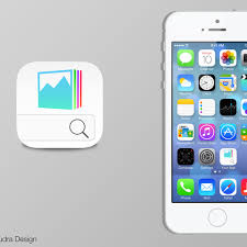 App Icon For Ios Photo Search App Icon Or Button Contest Design Icon Button Traversient Photo Search App Ios Photos App Icon