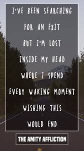 The Amity Affliction I Bring The Weather With Me Lyrics 