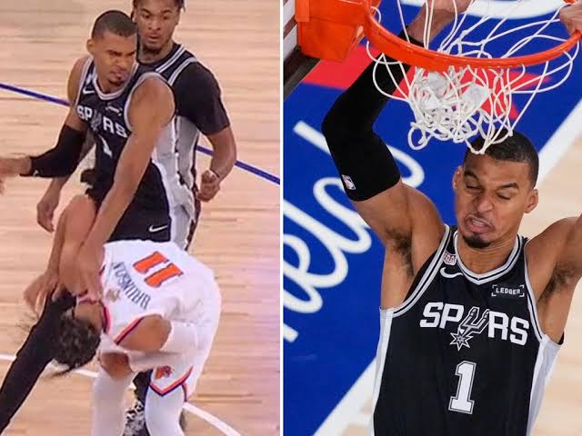 NBA Finals 2026: San Antonio Spurs defeat New York Knicks in Game 3,  scores, Victor Wembanyama bounces back, clashes with Jalen Brunson, Donald  Trump at Madison Square Garden