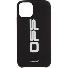 Off White Cover Iphone 11 Pro Max In Black In Black White Modesens