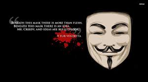 V For Vendetta Quote Hd Wallpaper