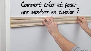 Un choix unique de cimaise murale disponible dans notre magasin. Creer Et Poser Une Moulure En Cimaise Youtube
