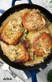 Smothered Pork Chops Best Ever Comfort Food Recipe Pork Chop Dinner Pork Chop Recipes Baked Pork Recipes