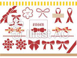リボンイラスト 無料イラストなら イラストac バレンタインイラスト 手描きのイラスト リボンイラスト