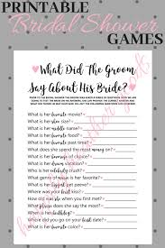 Your questions, print off two copies and give one to the groom. Bridal Shower Games Questions For Bride And Groom