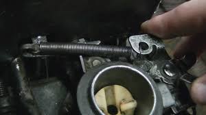 When adjusting the governor, it is important to understand that a small adjustment can make a huge difference in the engine speed. How A Briggs And Stratton Push Mower Engine Governor Throttle Linkage Is Set Up And How It Works Youtube