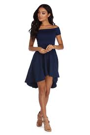 Navy Blue All The Rage Skater Dress Dresses Skater Style Dress Mermaid Dresses