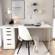 How to create a home office on a budget. Wochenende Werbung Alles Selbst Bezahlt Ist Leider Schon Wieder Vorbei Ich Bin Jetzt Im Chillmod White Office Decor Study Room Decor Room Ideas Bedroom