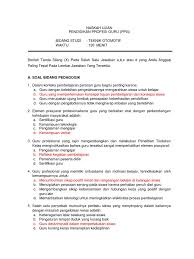 Demikian contoh soal ppg 2020 pedagogik dan profesional untuk tk sd smp sma dan smk tahun pelajaran 2020/2021, semoga bermanfaat. Naskah Soal Ppg Otomotif Set Kedua