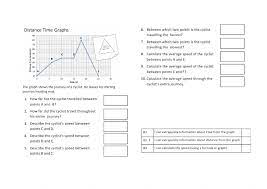 Distance vs time graphs worksheet and activity. Distance Time Graph Worksheet Worksheet