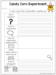 Creative Lesson Cafe Candy Corn Experiment And Freebie Elementary Science Halloween Science Halloween Science Experiments