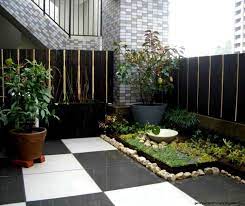 Taman Depan Rumah Minimalis Lahan Sempit Ide Taman Depan Taman Modern Kebun Kecil