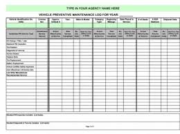 Protection schedule design template for tpm total fruitful maintenance. 9 Vehicle Maintenance Log Templates Pdf Excel Download