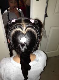We post fabulous articles that will teach you how to grow and care for your hair. Heart Shaped Braid Hairstyles For Little Black Girls Kids Braided Hairstyles Girls Hairstyles Easy Kids Hairstyles