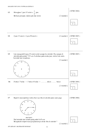 Jangan lupa share kepada kawan2 ya pada group whasapp dan telegram. Kertas 2 Masa Dan Waktu Tahun 6