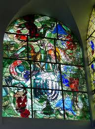 Chagall Fenster Im Hadassa Krankenhaus City Aerial City Photo