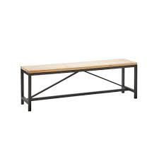 Bank Aus Schwarzem Metall Und Massivem Tannenholz L140 Maisons Du Monde Industrial Coffee Table Bench Black Metal