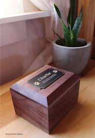 You may choose to house sentimental items with the ashes, such as your pet's collar, id tags or favorite small toy; Diy Pet Urn Keepsake Box With Personalized Tags