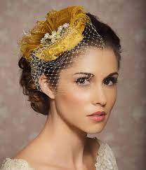 Mustard Yellow Bridal Hat Bridal Head Piece Fascinator Etsy Bridal Hat Fascinator Fancy Hats