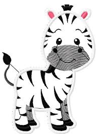 Backstitch, chain stitch, and satin stitch. Zebra Applique Free Embroidery Design Applique Machine Embroidery Community