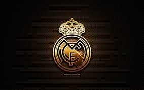 The great collection of real madrid logo wallpapers for desktop, laptop and mobiles. Real Madrid Gold Logo