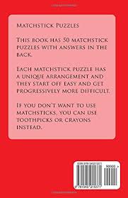 The clues for this printable crossword puzzle are the symbols for the first several elements. Amazon Com Matchstick Puzzles With Answers 9781545215371 Clarke R J Libros