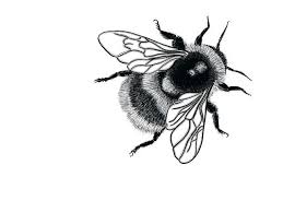 Bumble Bee Rubber Stamp Small Fluffy Bumblebee Bee Bumble Bee Bumblebee Bumble Bee Tattoo Bee Tattoo Bee Art