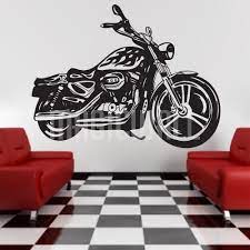 Highest quality materials · 100% money back guarantee Wall Decals Harley Davidson Motorcycle Wall Stickers