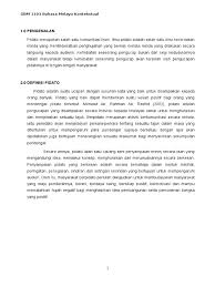 Selebihnyabayu menghabiskan waktunya di rumah. Pidato Bahasa Melayu Goresan