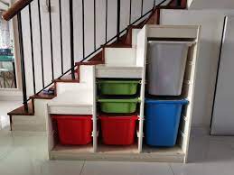 Ikea Stair Storage Trofast Furniture Home Living Furniture Shelves Cabinets Racks On Carousell