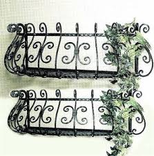Get free shipping on qualified metal window boxes or buy online pick up in store today in the outdoors department. Details About Mayne Nantucket Decorative Window Box Brackets Set Of 2 Ideas For The Home Wrought Iron Window Boxes Iron Windows Metal Window Boxes