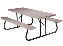 Lifetime 6 Foot Folding Picnic Table Putty In 2020 Folding Picnic Table Picnic Table Table