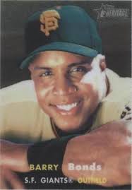 1993 Barry Bonds Retrofractor Reprint Refractor 2001 PSA 8 Topps 50 Years