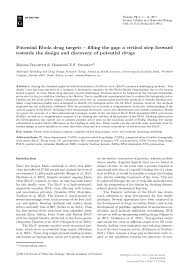 Maybe you would like to learn more about one of these? Pdf Potential Ebola Drug Targets Filling The Gap A Critical Step Forward Towards The Design And Discovery Of Potential Drugs