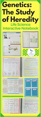 Genetics The Study Of Heredity Life Science Interactive Notebook Interactive Science Notebook Life Science Interactive Notebooks