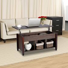 Some design features extend the brackets that allows you to draw a table of coffee to you, creating a tray that sits slightly above the. Smilemart Modern Lift Top Coffee Table With 3 Storage Compartments Espresso Walmart Com Walmart Com