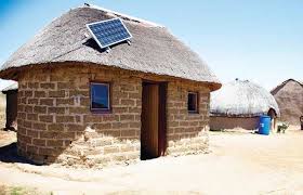 Image result for solar rooftop houses free pictures in villages