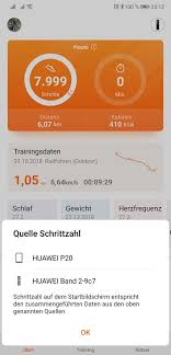 Huawei Health Zahlt Schritte Doppelt Telefon Huawei Band 2 Android Hilfe De