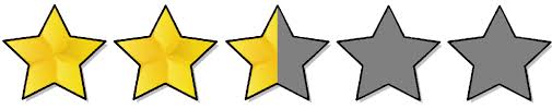 Image result for 2.5 stars