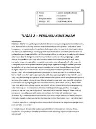 Tugas 2 manajemen strategik ut. Tugas 2 Perilaku Konsumen Pdf