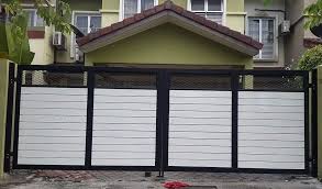 Pagar rumah teres desainrumahid com sumber desainrumahid.com. Pintu Pagar Rumah Terkini Desainrumahid Com