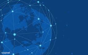 Worldwide Connection Blue Background Illustration Vector Free Image By Rawpixel Com Kappy Kappy Vector Free Blue Backgrounds Technology Wallpaper