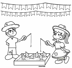 Desenho de balão de são joão. Desenho De Festa Junina Para Colorir Pop Lembrancinhas