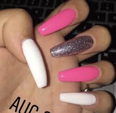 Coffin shaped nails (also known as ballerina nails) feature long length and squared tips. Acrylic Popular Trendy Cute Coffin Coffin Shaped Nails Nail And Manicure Trends