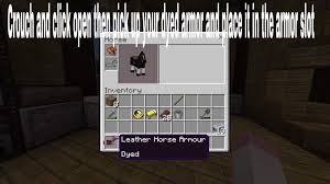 Minecraft Leather Armor Dye Chart