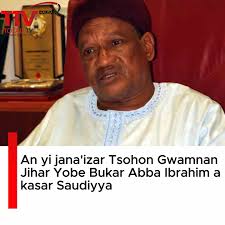 An yi jana'izar Tsohon Gwamnan Jihar Yobe Bukar Abba Ibrahim a kasar  Saudiyya. Don ƙarin bayani, za ku iya kallon cikakkun shirye-shiryenmu a  kan decodan DStv lamba ta 393, startimes lamba ta