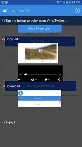 While you scrolling ranking videos or feeds , it's easy to miss favorite videos, photos, or gifs if you don't save them. Video Downloader For Twitter For Android Apk Download